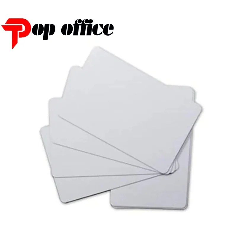 Glossy White Blank Inkjet Printable PVC Card for Epson for Canon Inkjet Printer Waterproof Plastic ID Card Business Card 86x54mm