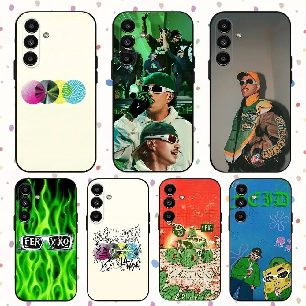 

Feid Ferxxo SIXDO MOR Phone Case For Samsung S24,S21,S22,S23,S30,Ultra,S20,Plus,Fe,Lite,Note,10,9,5G Black Soft Cover