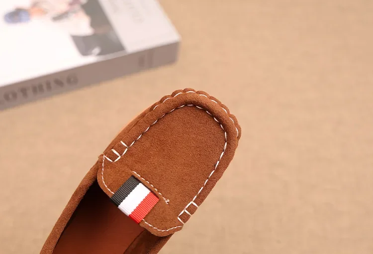 Kinder-Softloafer Frühling 2026 – Flache Schuhe für Baby-Jungen 1-10 Jahre, lässige Mokassins, rutschfeste Slipper, klassischer Freizeitschuh – Detail 14