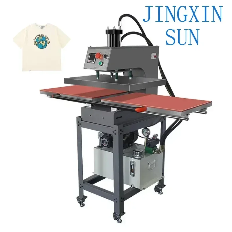 High Quality Industrial 40*60cm Hydraulic For PressureDouble Station Up-Slided Sublimation Transfer Automatic Pneumatic