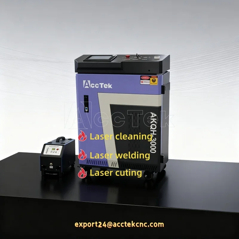 

Hot Sales 3 in 1 Laser Cleaner Welder Cutter 1.5kw 2000W 3000W 6000W Handheld Fiber Laser Welding Machine for Metal Welding