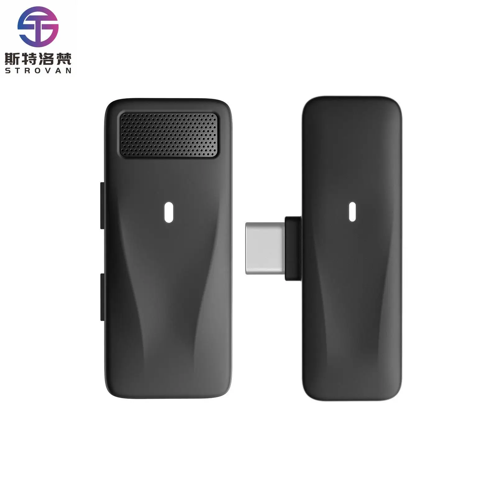 

M05 Мини-всенаправленный петличный микрофон, беспроводная поддержка типа C для смартфона, подкастинга, индивидуальный дизайн логотипа для студийного использования