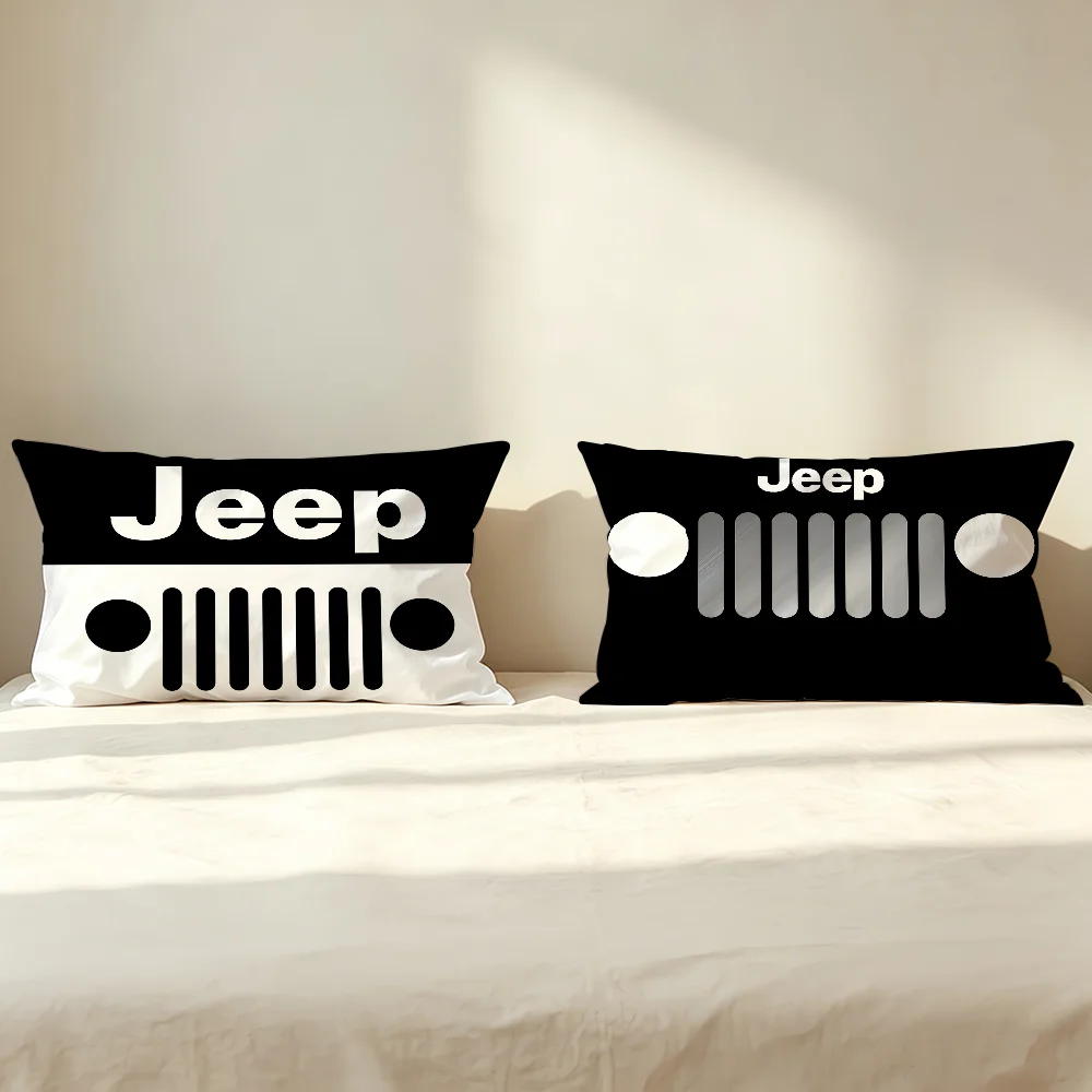 Fashion J-Jeep cushion cover Decorative For Sofa Office Living Room Bedroom Suitable For Bed Lumbar Support Pillows