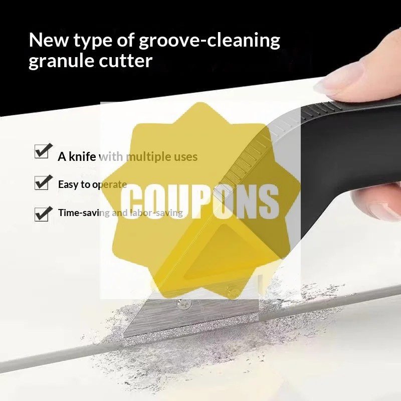 Ceramic Grout Removal Cleaning Knife Wall Floor Joint Rake Scraper Ceramic Seam Cutting Blade Tile Grout Saw Grout Removal Tool