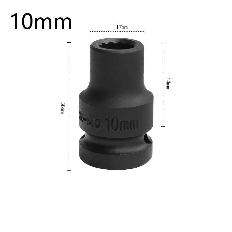 Imagem -02 - Soquete de Impacto Curto com Cabeça Chave ar Torx Sockets Acionamento Pneumático Métrica 12 Pontos 2