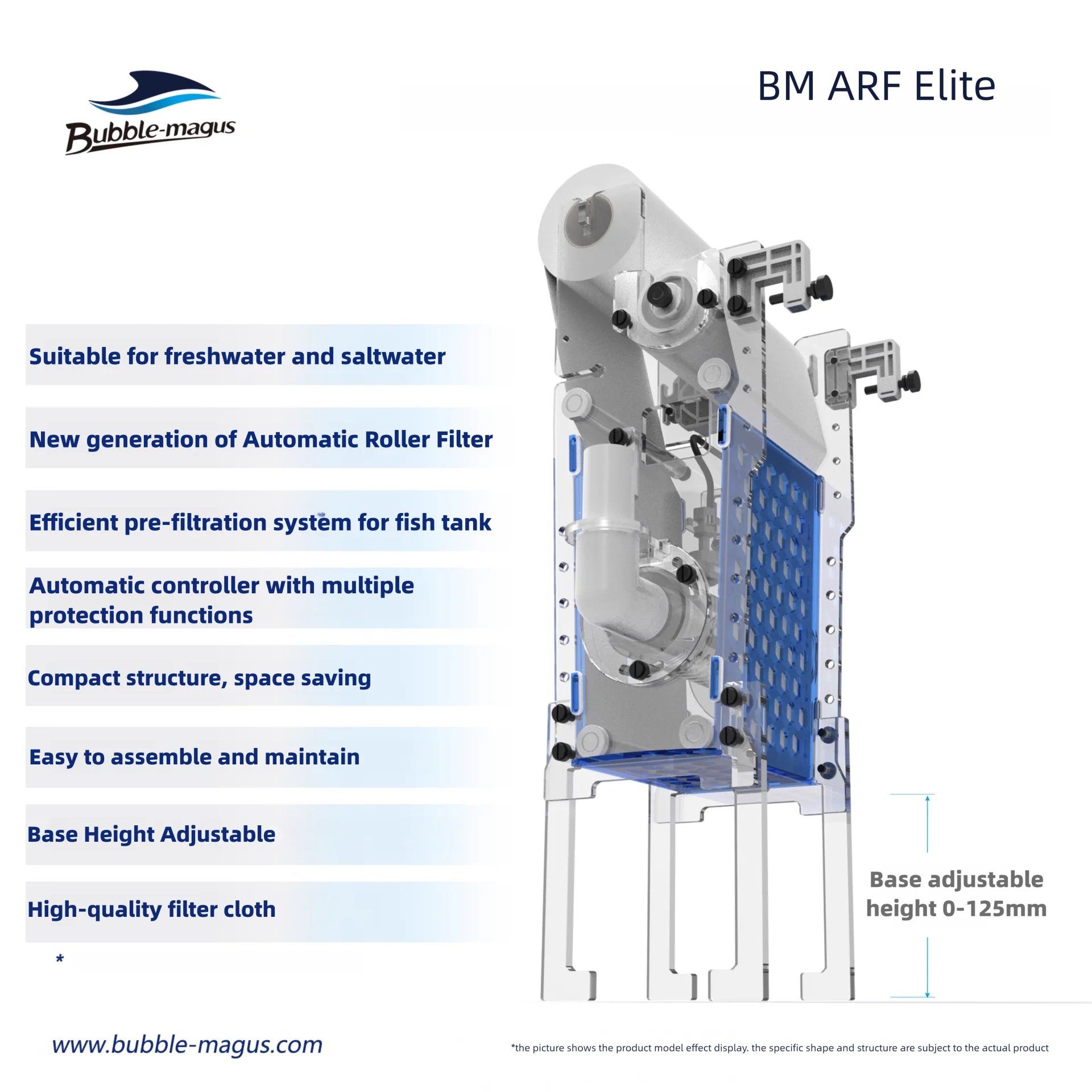 Bubble Magus ARF Elite 2025 New Version Automatic Roller Filter