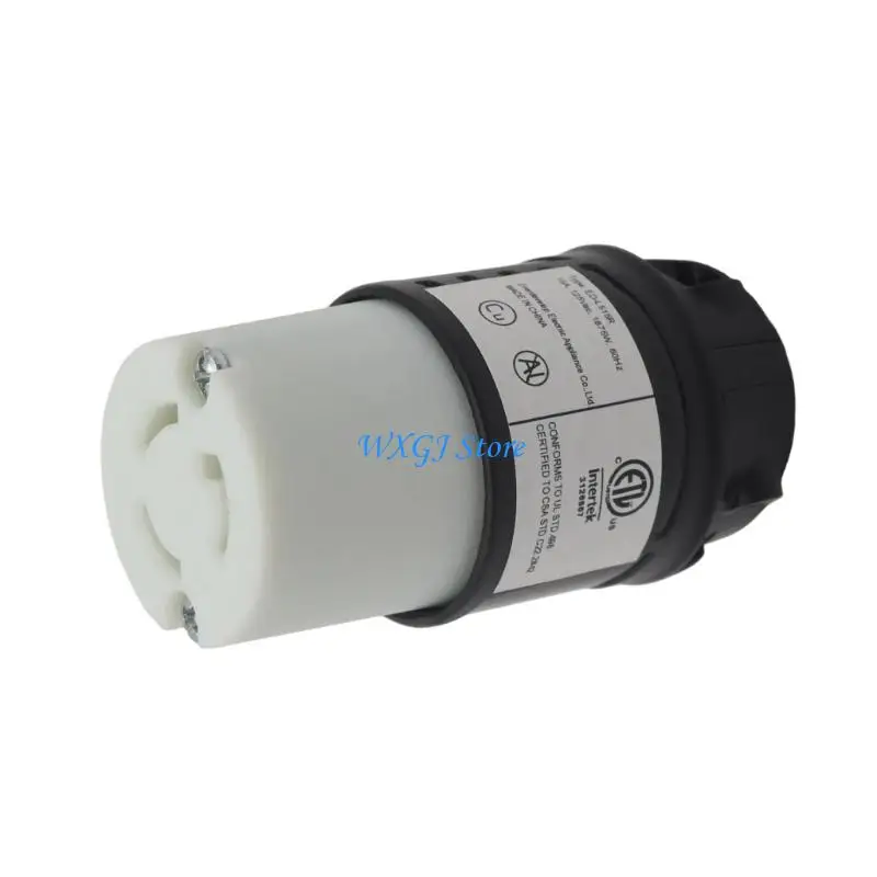 

37JE Heavy Duty Electrical Plug Connector 15A 125V 2 Poles 3 Conductor for Motorhomes