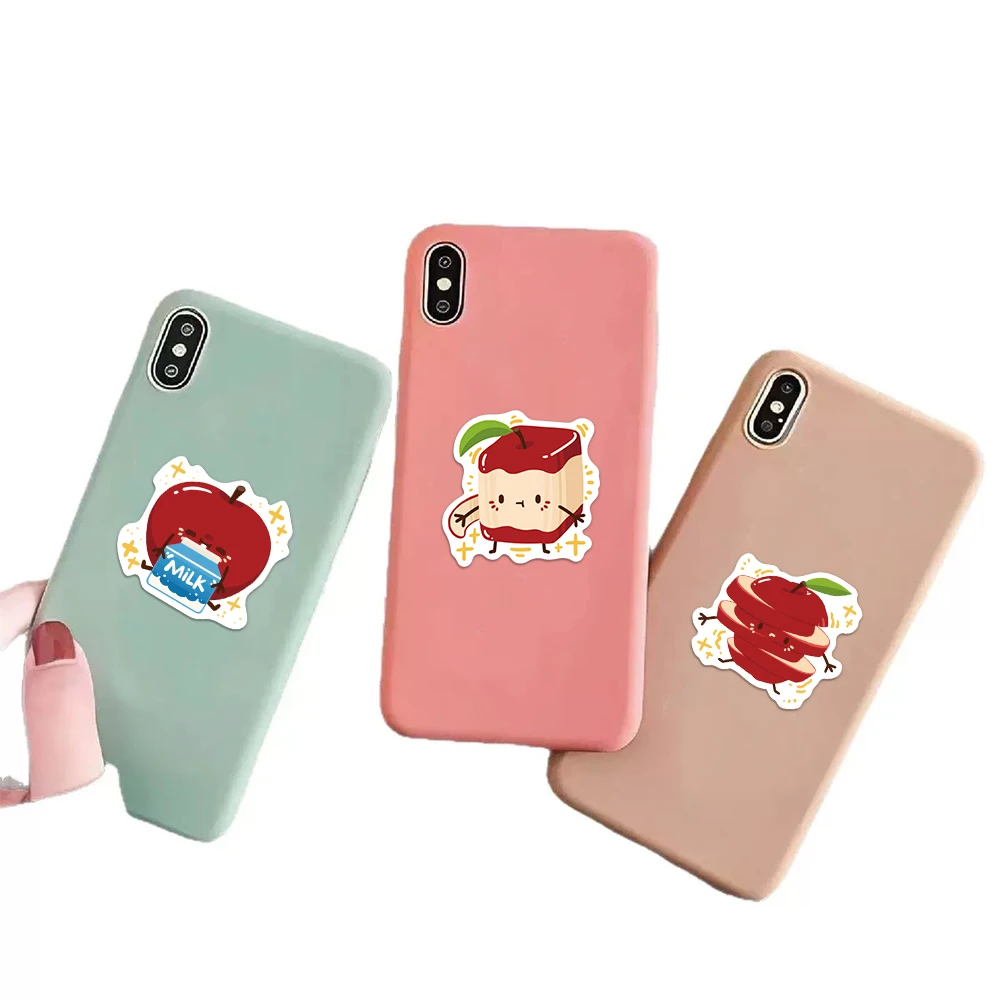50PCS Cartoon Apple Paradise Fun Stickers Set DIY Phone Case Laptop Water Cup Handbag Stickers