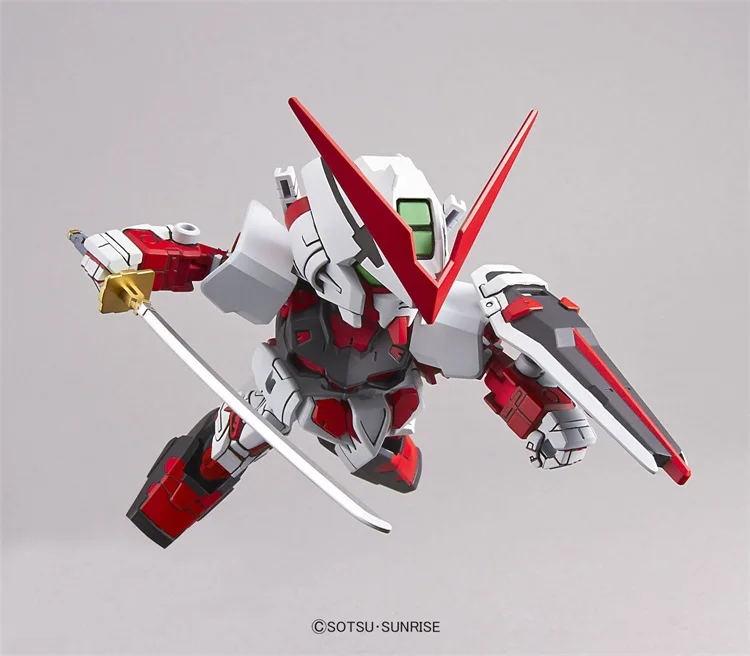 BANDAI SD Gundam EX Standard 007 Gundam Astray Model Kit, Assembly Strike Freedom Unicorn Wing GUNDAM Action Figures Original