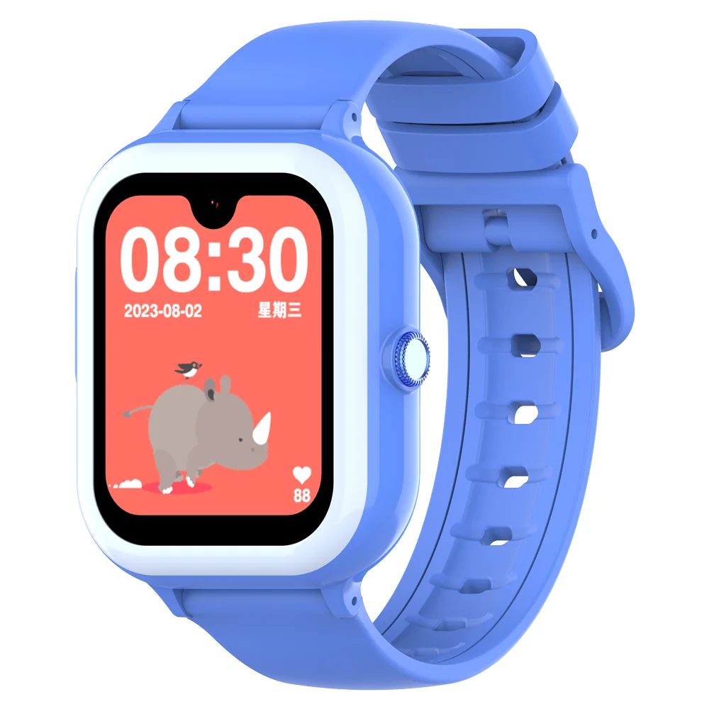 Kids GPS Smart Watch for M01 Amoled Screen  Waterproof LBS WIFI Location  Sim SOS Video Call Smartwatch