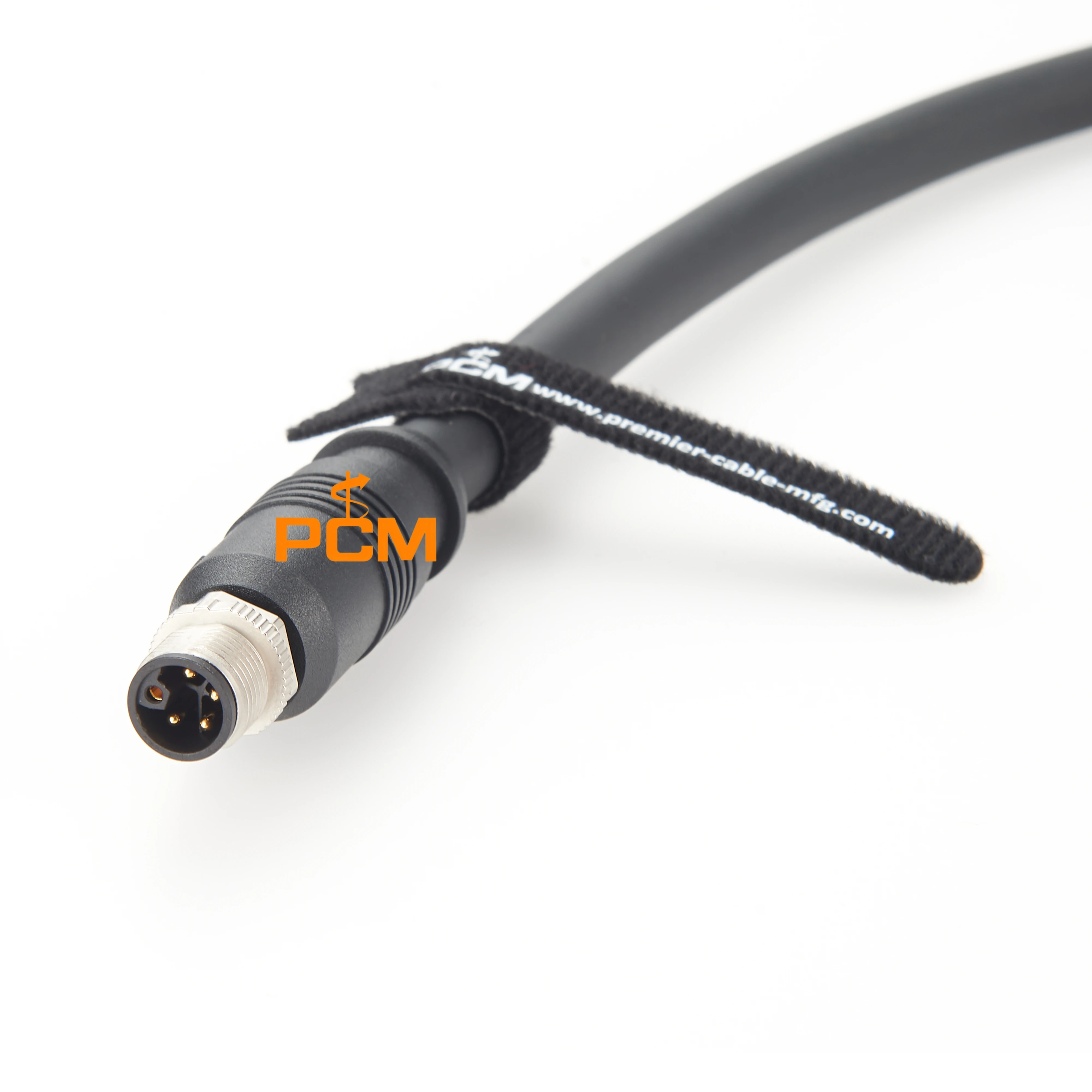 IP67 90 Graden M12 L-code Power Extension Drag Chain Kabel voor PROFIBUS PROFINET Fieldbus I/O Box kleine Server DC Servomotor