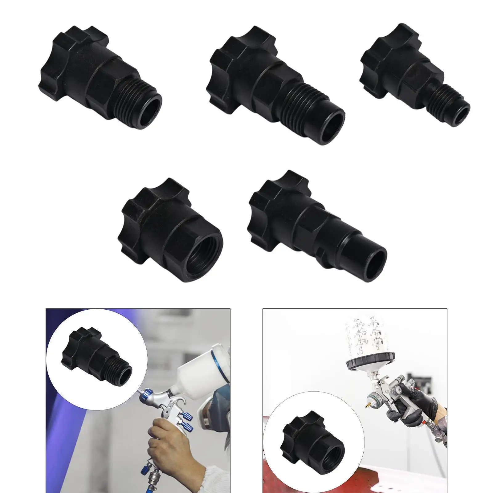 Car Spray Cup Adapter Home Sturdy Crafts Paint System No-clean Cup Connector