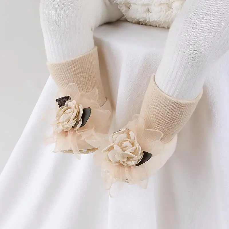 

Baby First Steps Shoes Spring Autumn Girls Cute Bow Soft Sole Infant Indoor Anti Slip Cotton Shoes Baby Toddler Non-Slip Hot