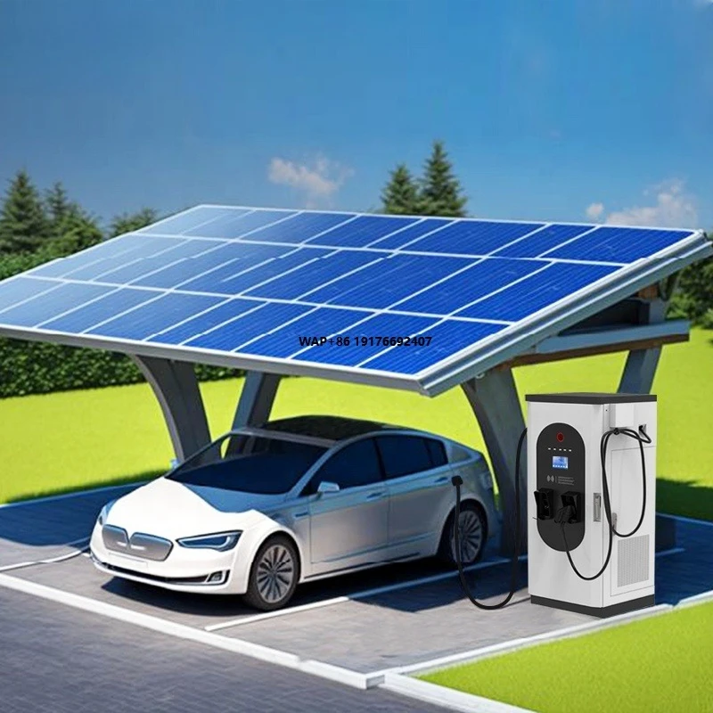 Level 3 60kw 80kw 100kw Solar Dc Ev Charger Fast G/BT CCS Floor-mounted Charging Stations