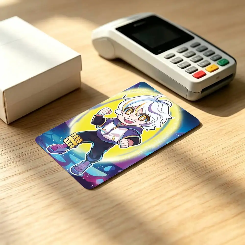 Chuy Mine Cartoon-n C-Cut Credit Card HD Stickers Game Card Decal Small Chip Waterproof Sticker Gift