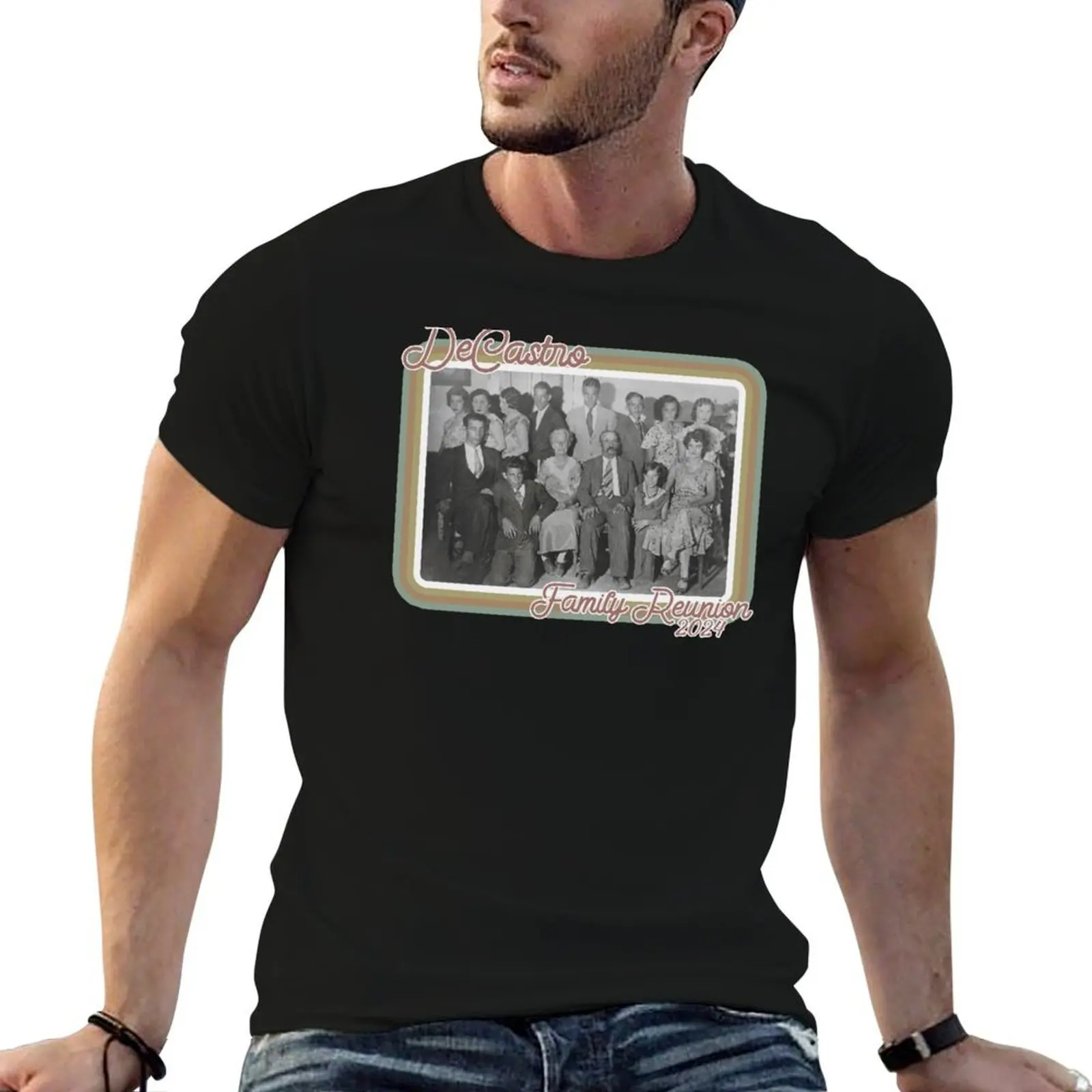 

DeCastro Family Photo V1 T-Shirt mens graphic t shirts t shirts for man pack cotton T-Shirt