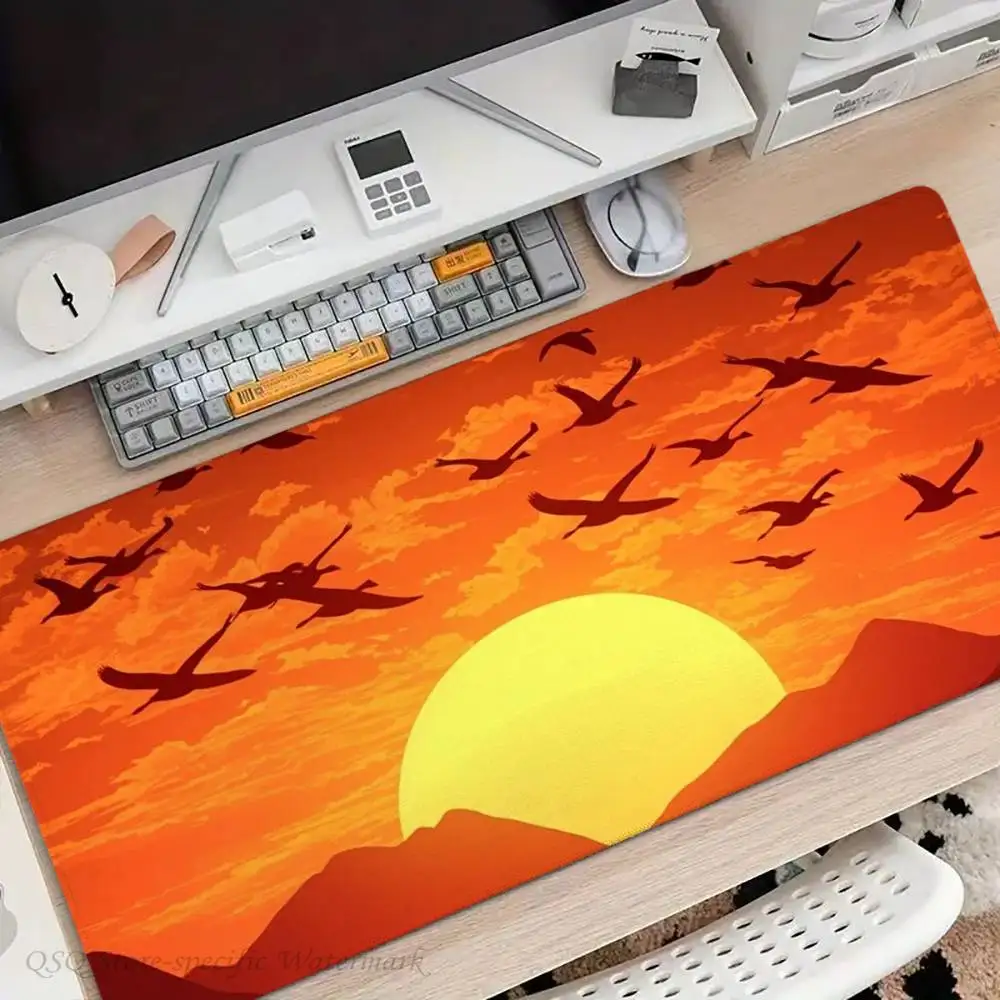 Wild Goose Mousepad Non-slip Suitable For Office Computers Laptops E-sports Game Desk Mats XXL Keyboard