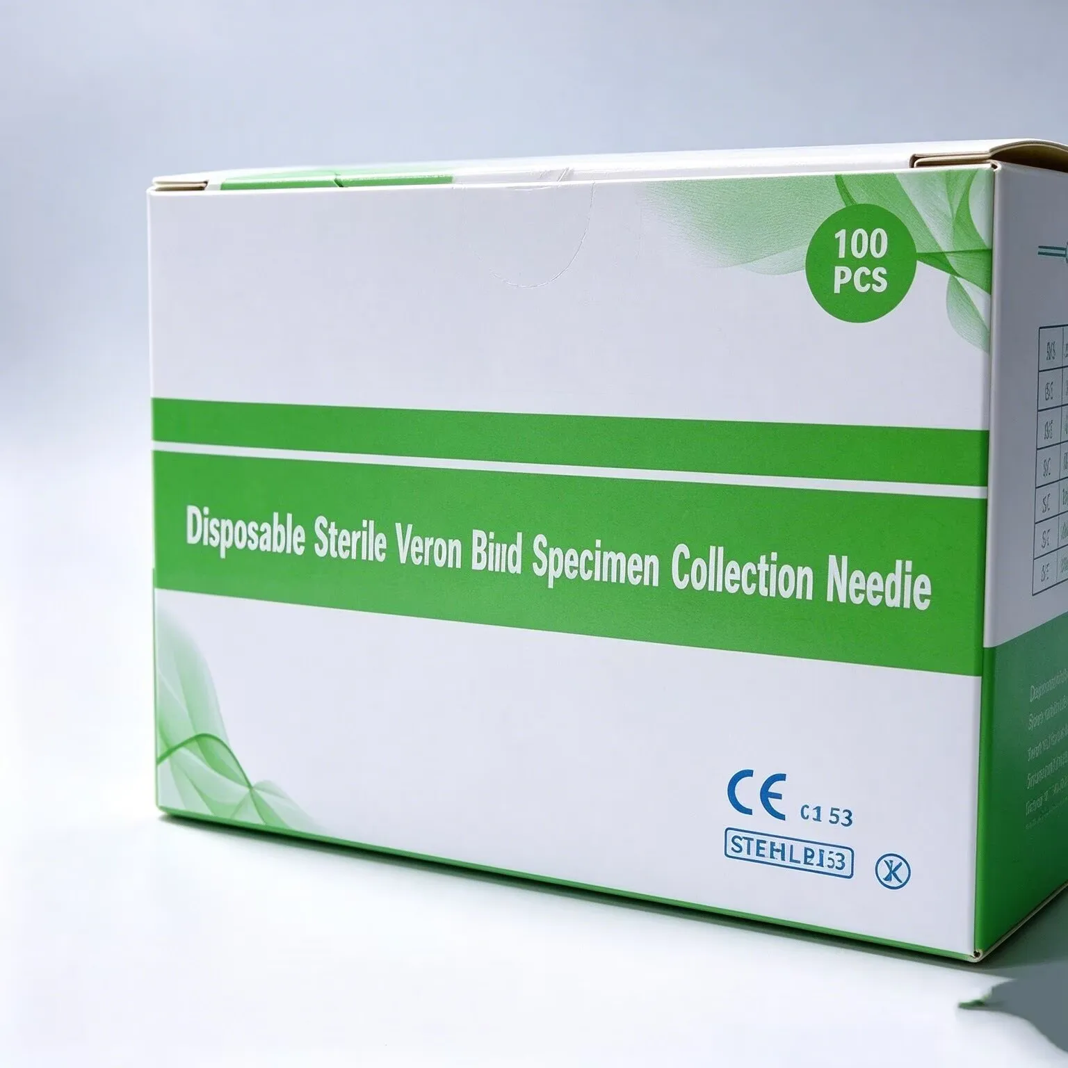 50 disposable direct insertion blood collection needles per batch, pet animal venous blood collection needles