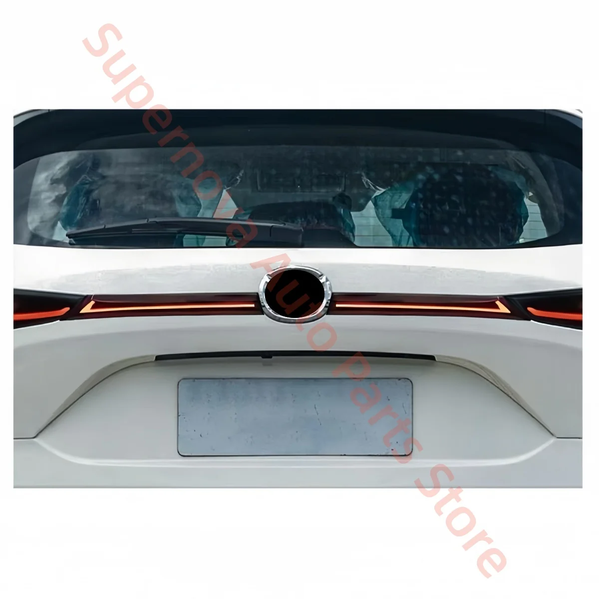 For Mazda CX-5 2022-2023 Full-width taillights Modification LED Brake lights Turn signal Anti-tailgating Trunk light Auto parts