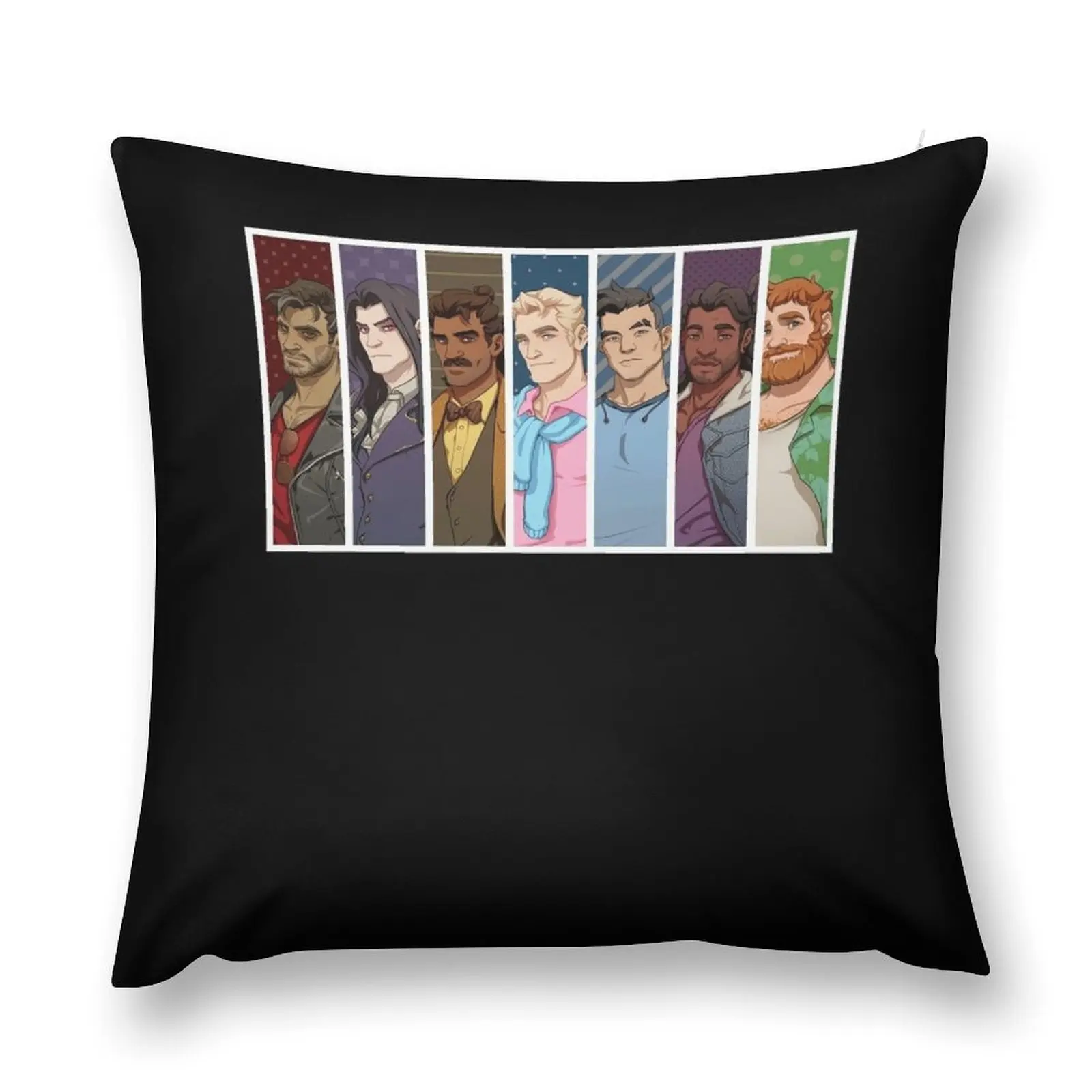 

Dream Daddy A Dad Dating Simulator Poster Throw Pillow Cushion Cover luxury home accessories Covers For Sofas pillow