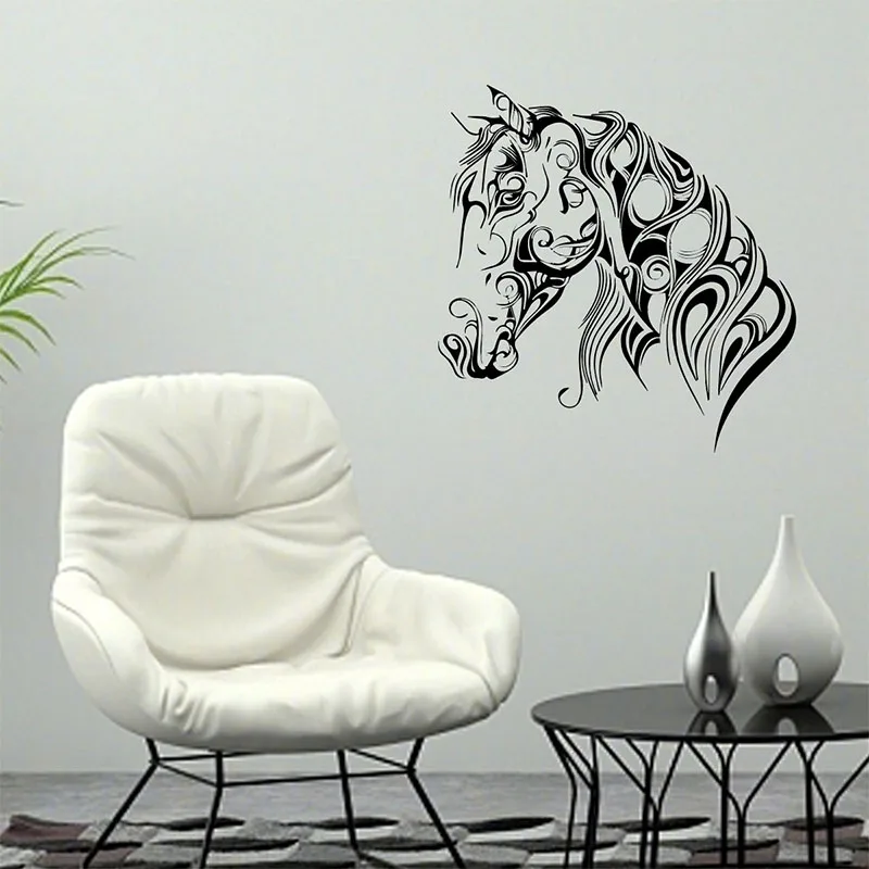 Animal Decorative Sticker Dominant Tiger Head Elephant Lion Horse Self Adhesive