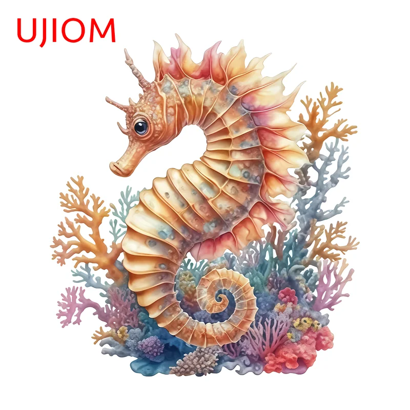 UJIOM Ravenous Dog Wall Sticker Bathroom Almari Baju Creative Occlusion Scratch 3D Decal Design For Light Switch Computer Cooler