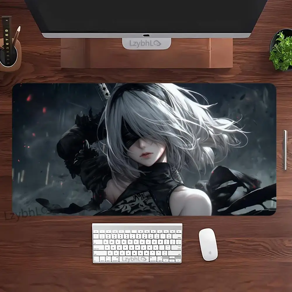 Alfombrilla de ratón Sexy para chica, alfombrillas antideslizantes de goma para juegos, alfombrilla de ratón grande para oficina, alfombrilla de escritorio de Anime para Gamer, alfombrilla de escritorio para ordenador XXL