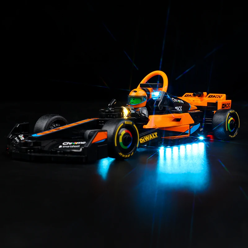 

Светодиодная лампа без модели для гоночного автомобиля McLaren Formula 1 2023