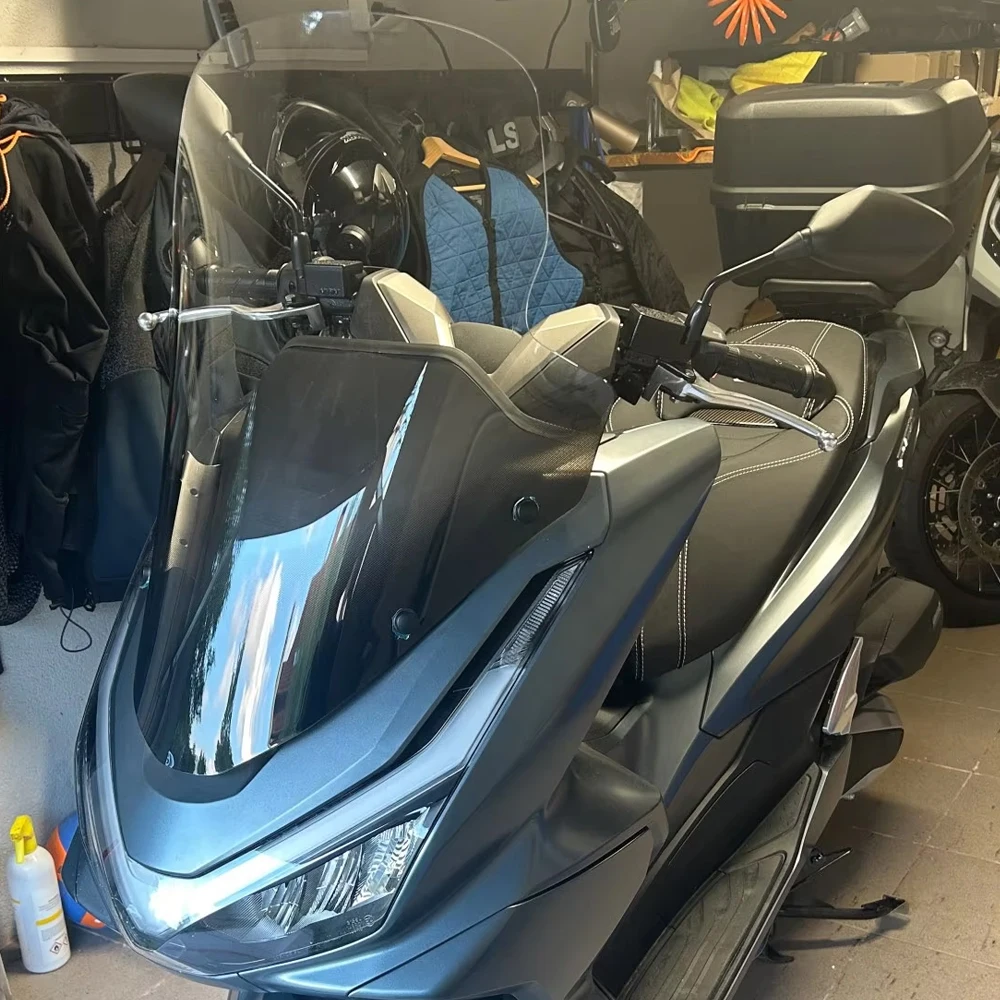 For Honda PCX160 2025 2026 PCX125 Windshield Windscreen Motorcycle Accessories Raised Screen PCX 125 160 Wind Deflectors Visor - view 2