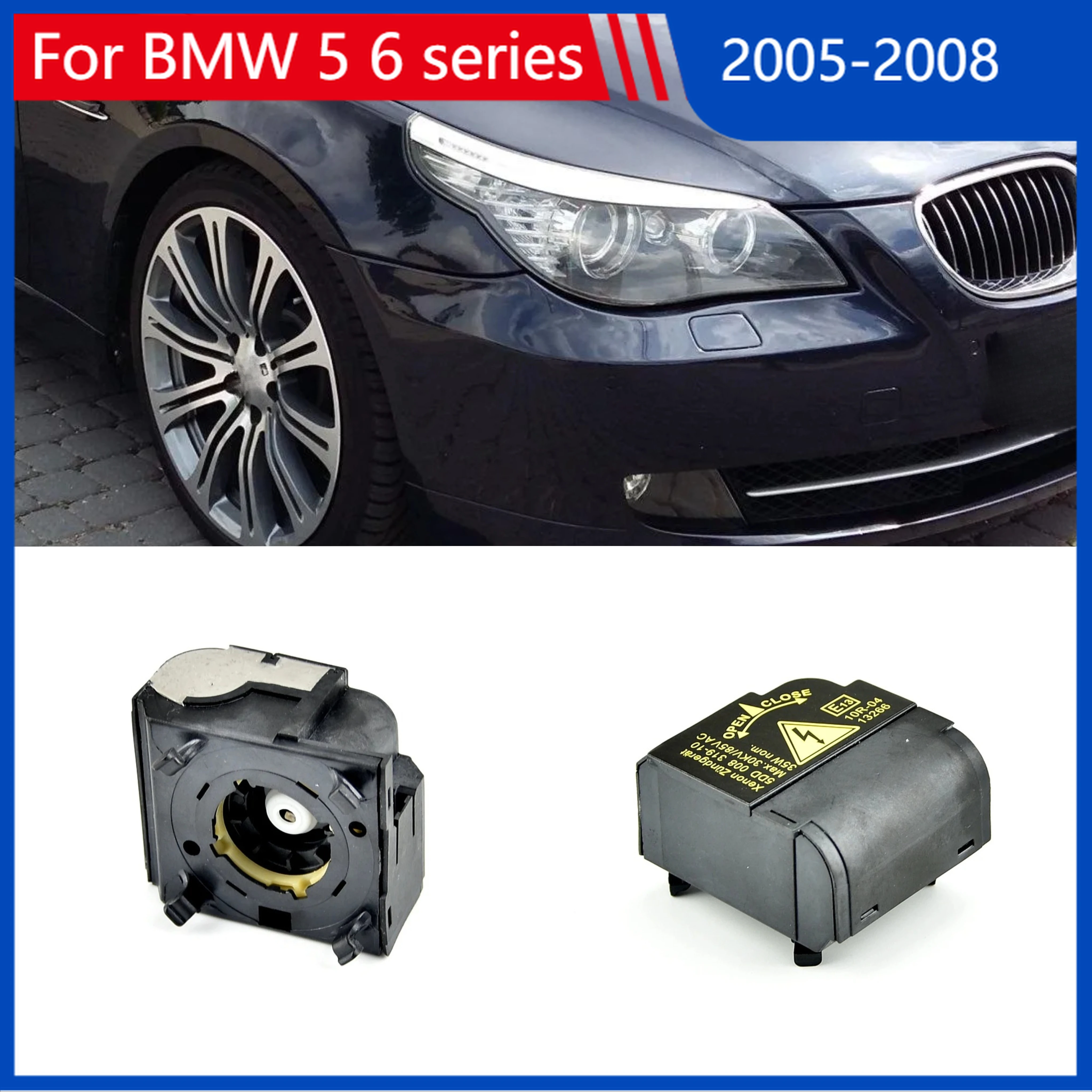 

5DD008319-50 D2S Xenon Headlight Module For BMW 5 series 2005-2008 E60 E61 6 Series E63 E64 63126907489 4E0941471 Car headlight