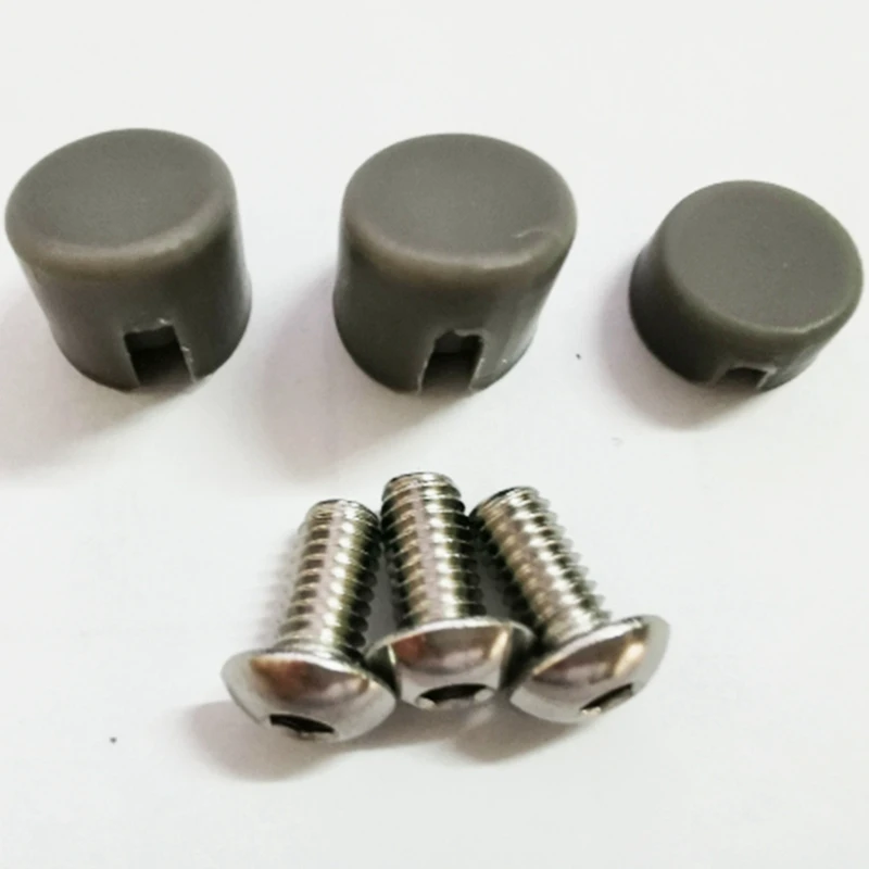 2Set Scooter Rear Back Fender Mudguard Screw Rubber Cap Screw Plug Cover For XIAOMI M365 Electric Scooter Parts(Gray)