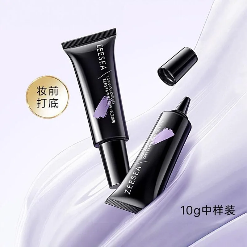 ZEESEA 3w1 Baza pod Makijaż BB Krem Naturalny Płynny Podkład Długotrwały Niewidoczny Pory Wybielający Pielęgnacja