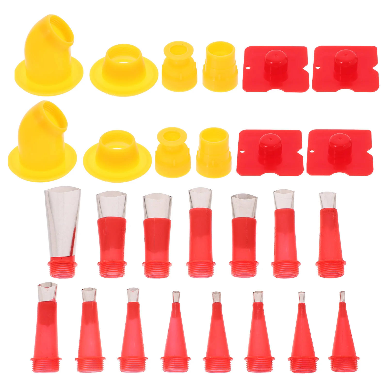 

1Set Caulk Nozzle Applicator Rubber Plastic Durable Caulking Tool Kit for Glass Caulking Efficient Precise Flow Control