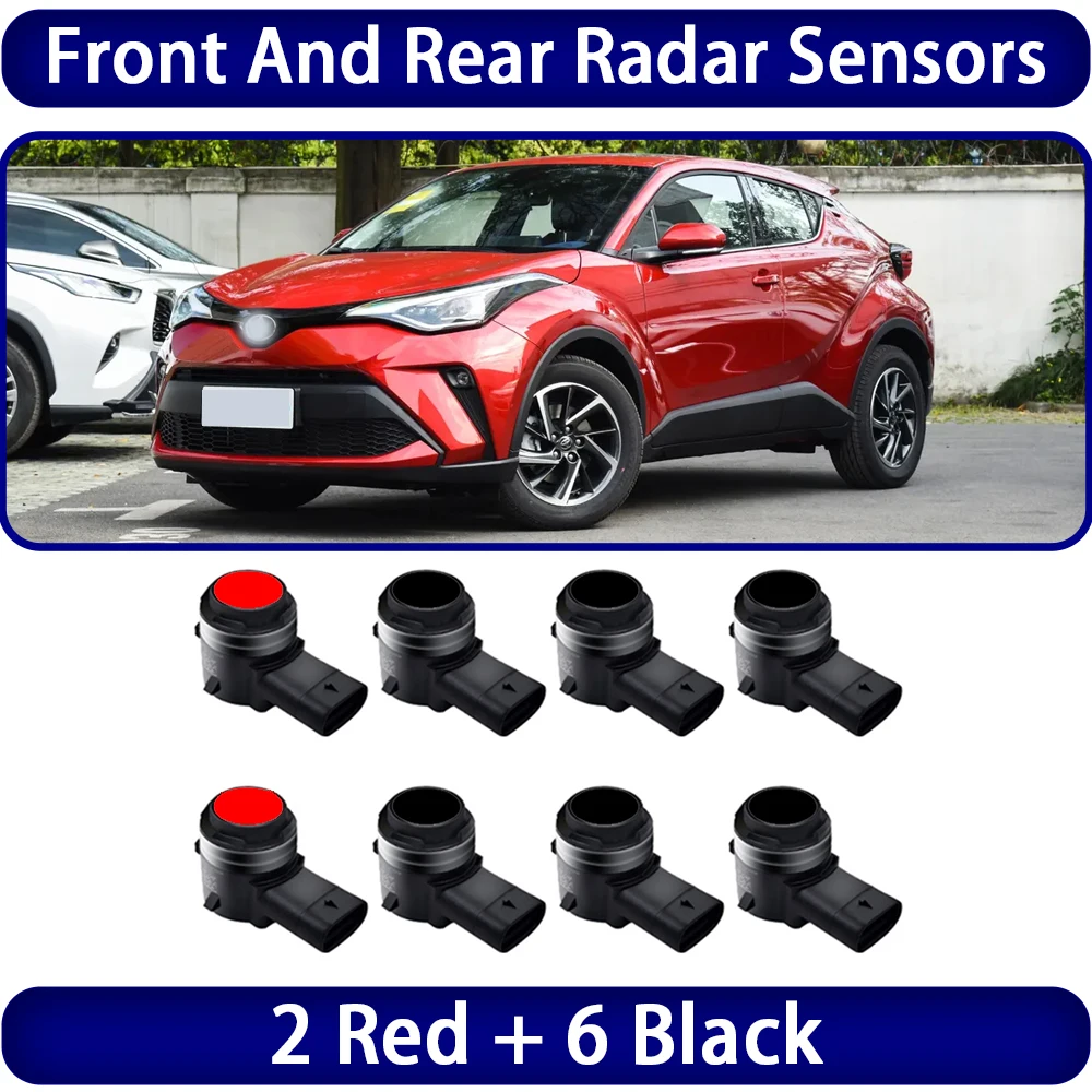 ZhuCamX Car Parking Sensor Kit for Toyota CHR C-HR 2016-2023