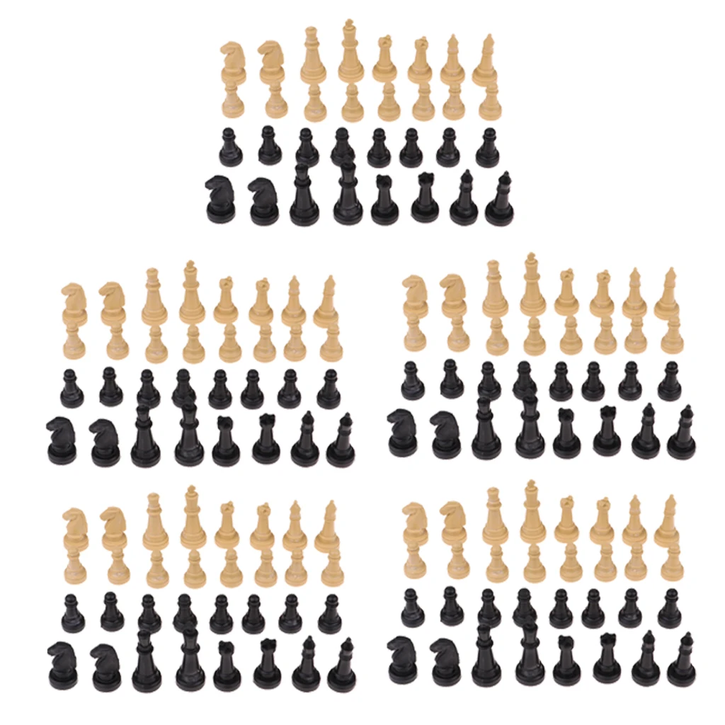 

Board Game Pawns Plastic Chess Pieces Only 4.8cm for Kids Learning and Professional Chess