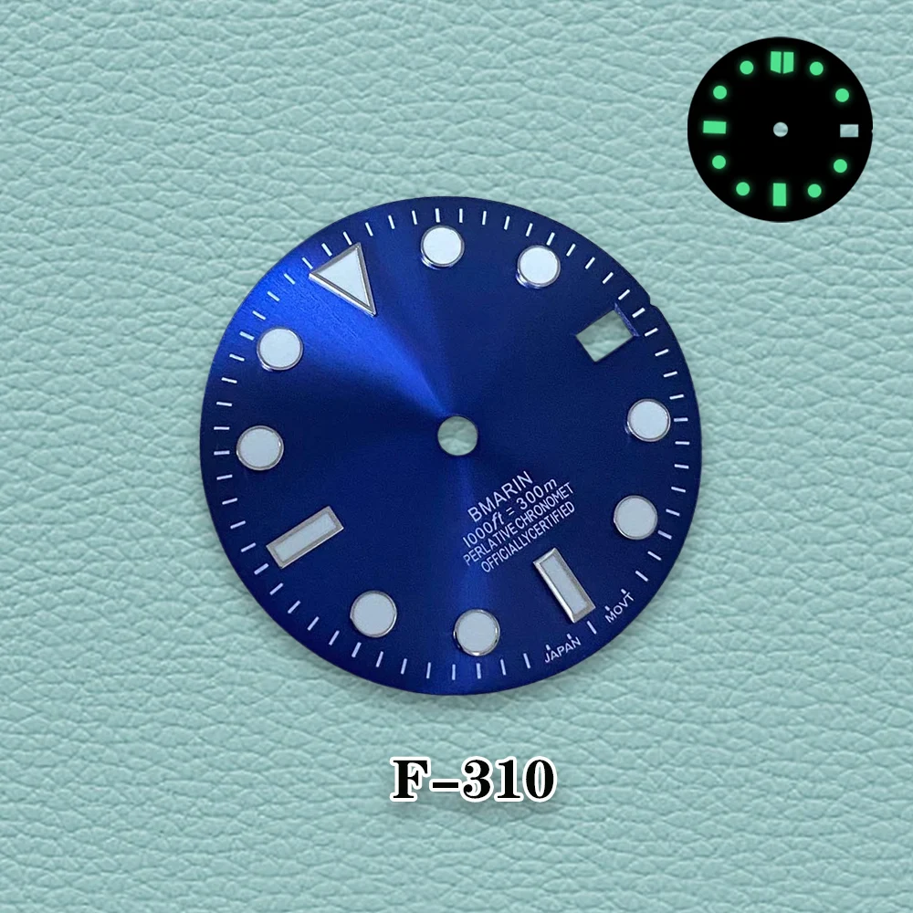 New 28.5mm  S Logo NH35 Dial SUB Dial Diver's Dial Suitable For NH35/NH36/4R/7S Movement Watch Modification Accessories