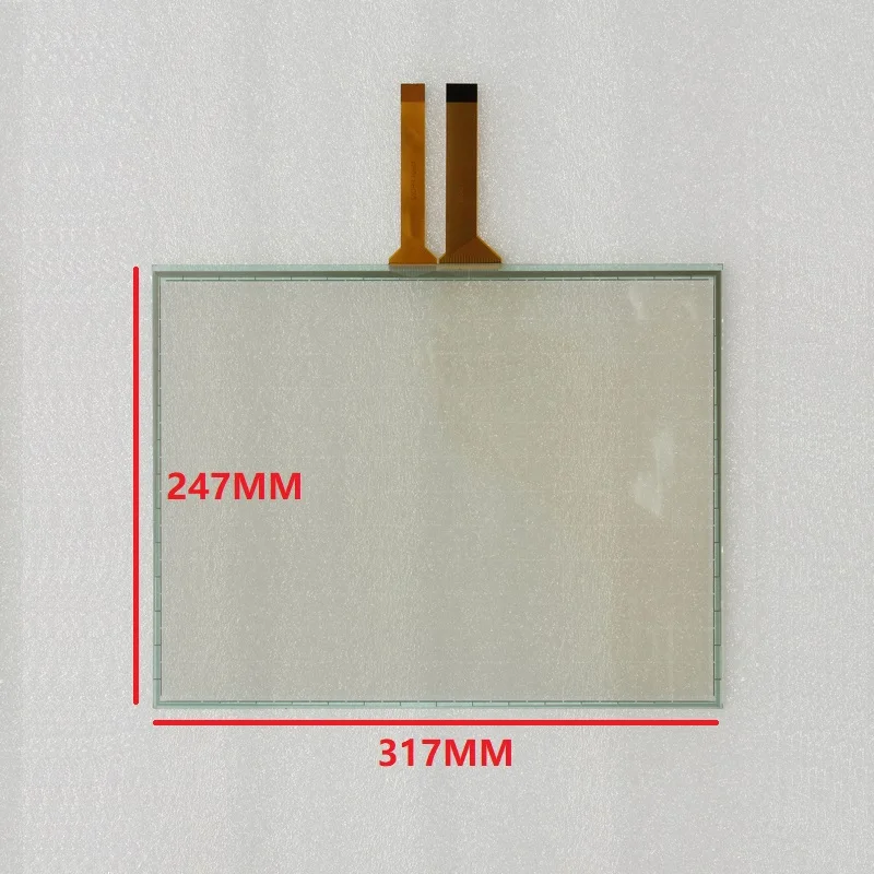 

15inch For TP-4245S2 TP4245S2 Resistive Touch Screen Glass Panel Touchpad 317*247mm