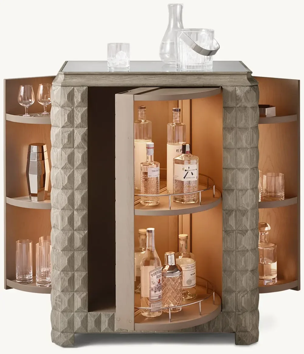 Modern Luxury Custom Cabinet Interior Living Room Furniture Service Bar Wine