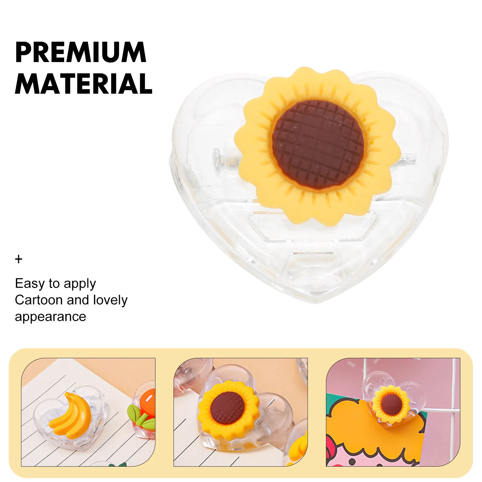 

10Pcs Book Fixed Clips -Resistant Plastic Portable Paper Holders for Bills Tests Book Decorations Stationery