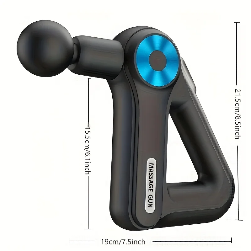 

Portable Triangle Massage Gun High Frequency Vibration Fitness Sport Muscle Soreness Reliever