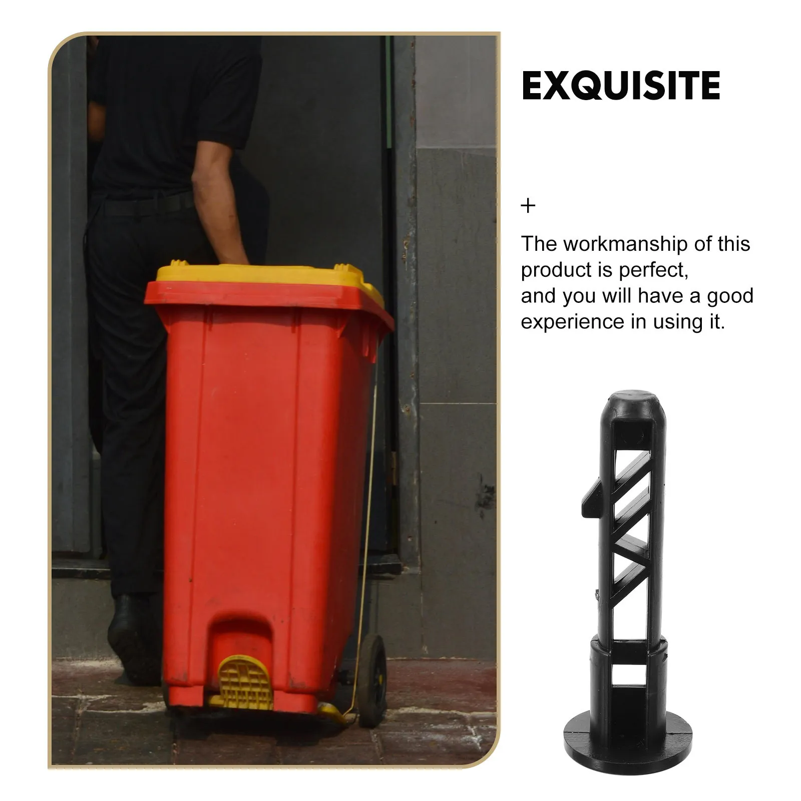 

6Pcs Plastic Trash Can Lid Pins Durable Replacement Accessories for Outdoor Household Commercial Wheelie Trash Bin Latch