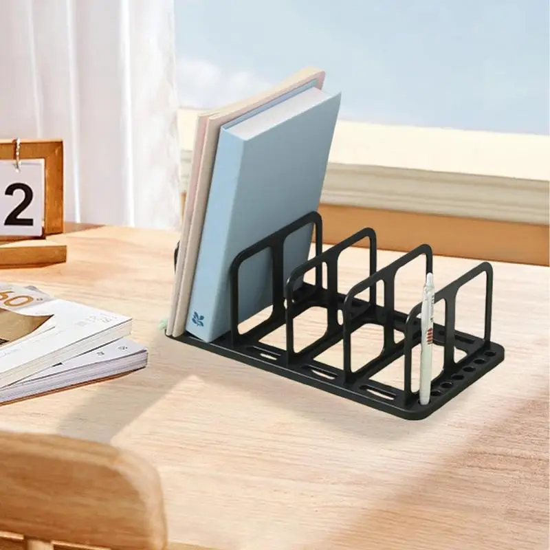 Tabletop Bookcase Detachable Book Display Stand Sturdy Desktop Book Holder Secure Book Display Stand For Books Files