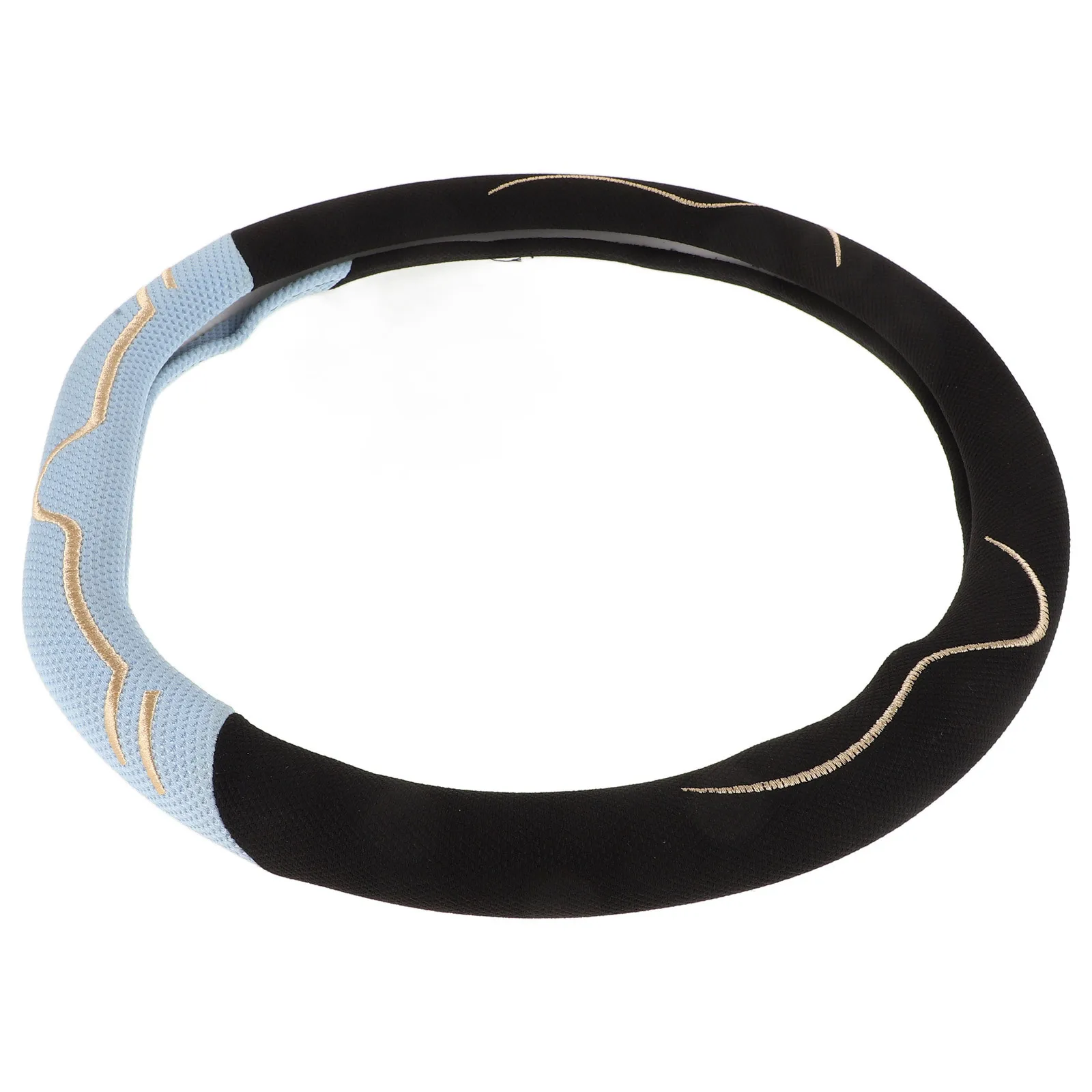

Stretchable Car Wheel Cover Cooling Nonslip Universal Size Silk Material Steering Cover Nonslip Vehicle Accessory