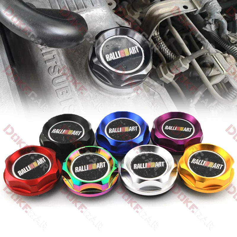 Ralliart Aluminium Oil Cap Proton wira perdana saga Foer Mitsubishi Engine Oil Cap