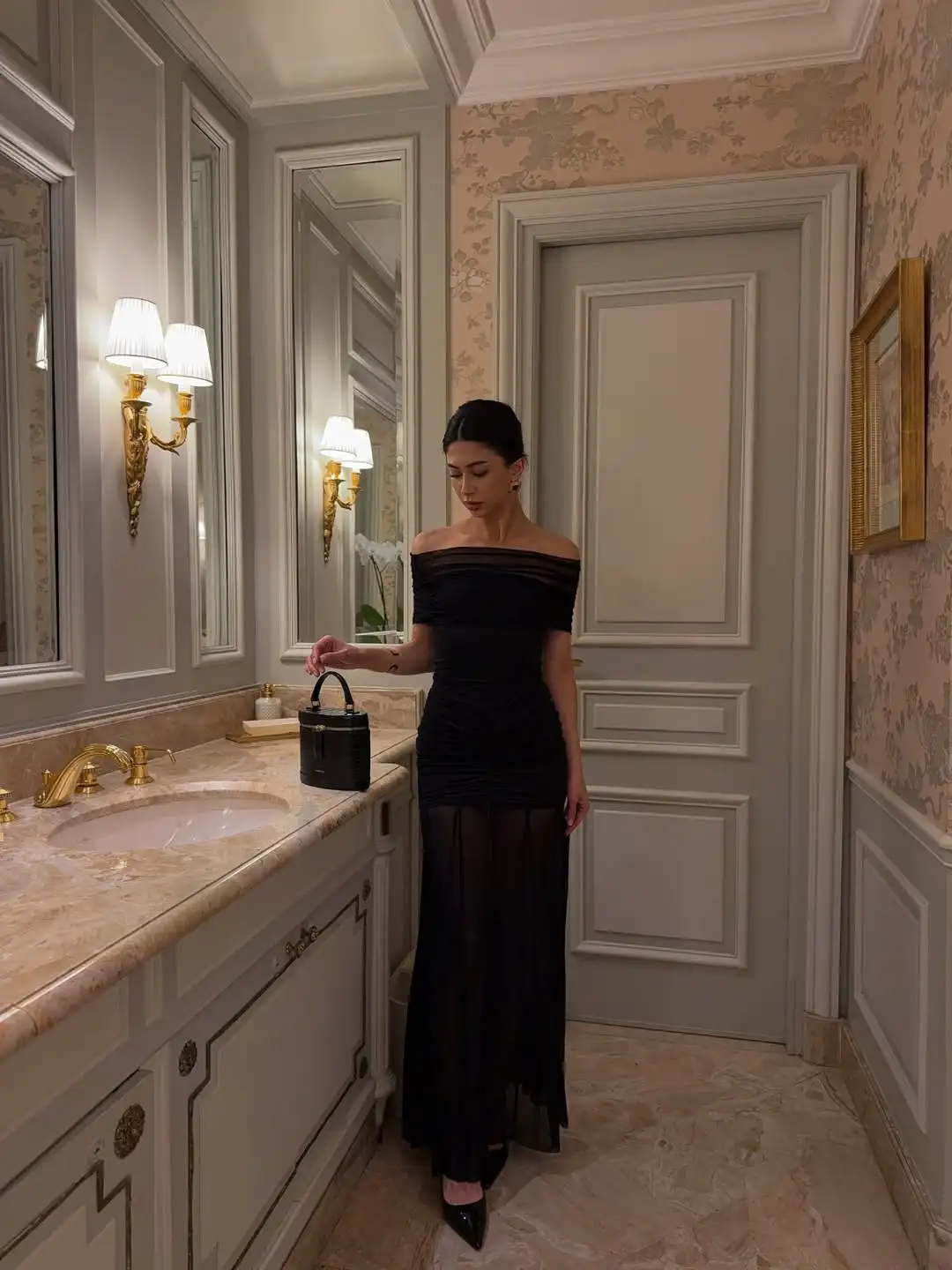 جديد وصول مثير قبالة الكتف Iluusion مساء اللباس سليم تصميم مطوي فستان الحفلة الراقصة الزفاف فستان حفلة رسمية #1