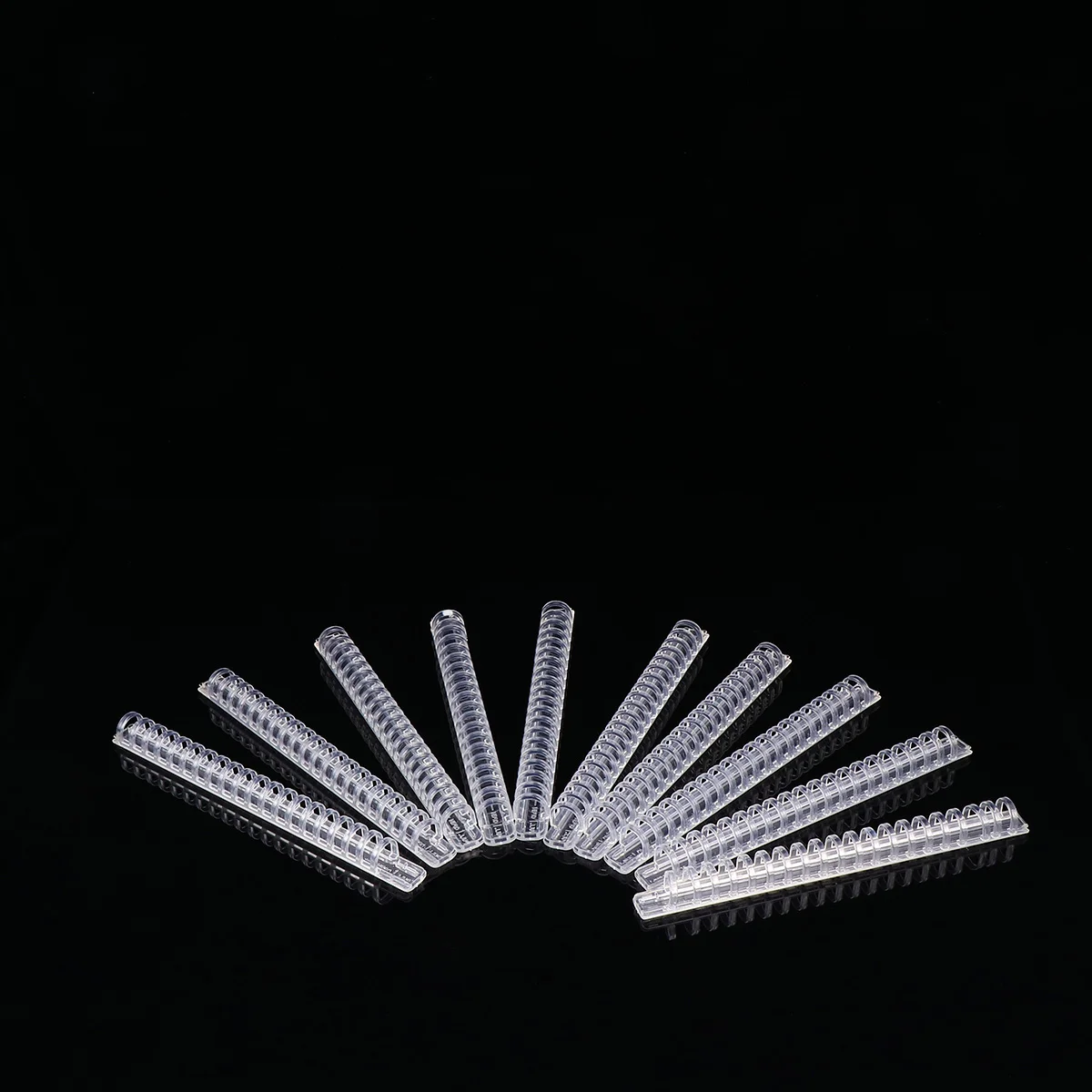 

10Pcs Push-Pull Plastic Ring Binder 20-Hole File Holder for School Office Business Lightweight Loose Leaf Book Binder