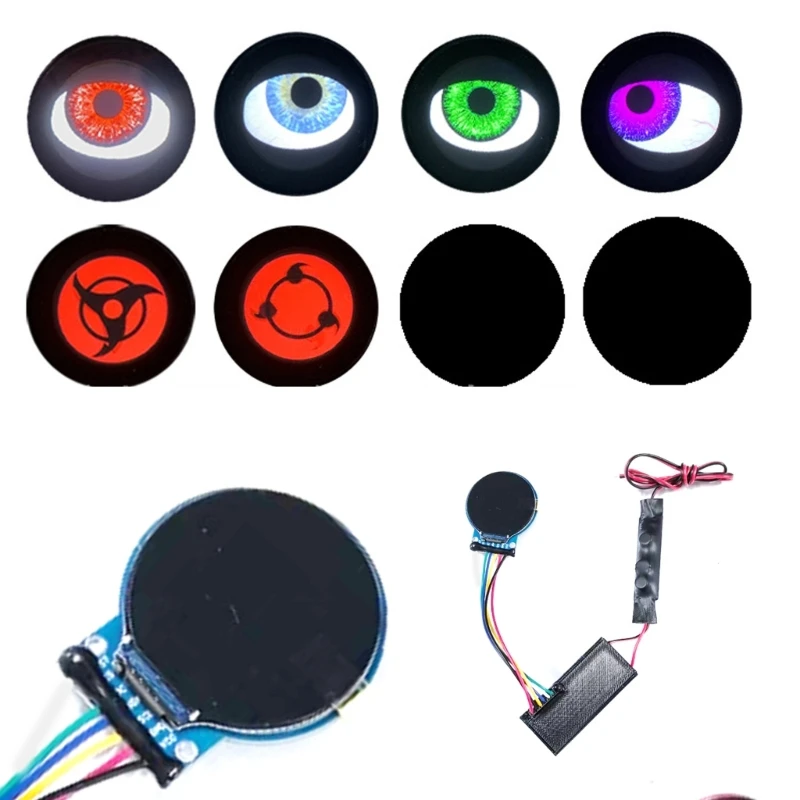 12V Car Devil Eye Headlights Automotive Lens Lamp Modes Adjustment