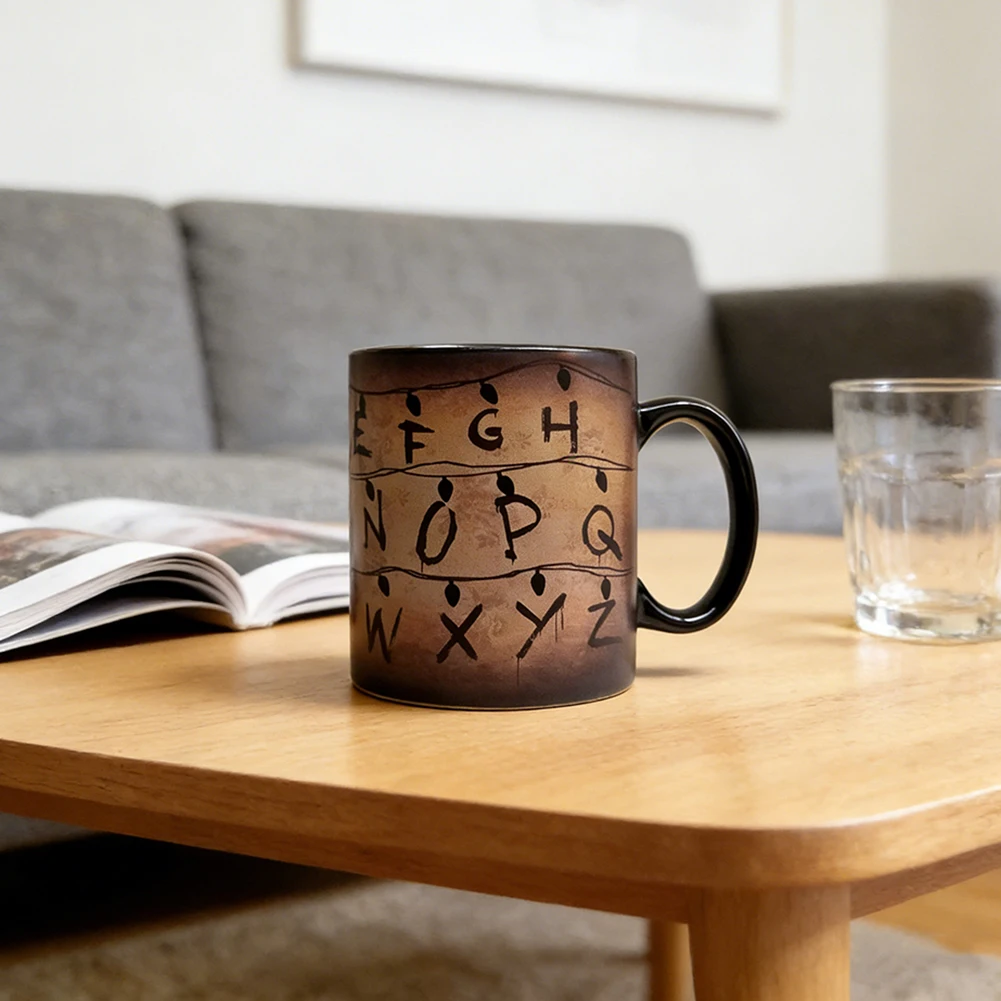 Color Changing Ceramic Mug Unique Design. Magics Coffee Mug Heat Sensitive Ceramic Mug Holiday Present Exchange