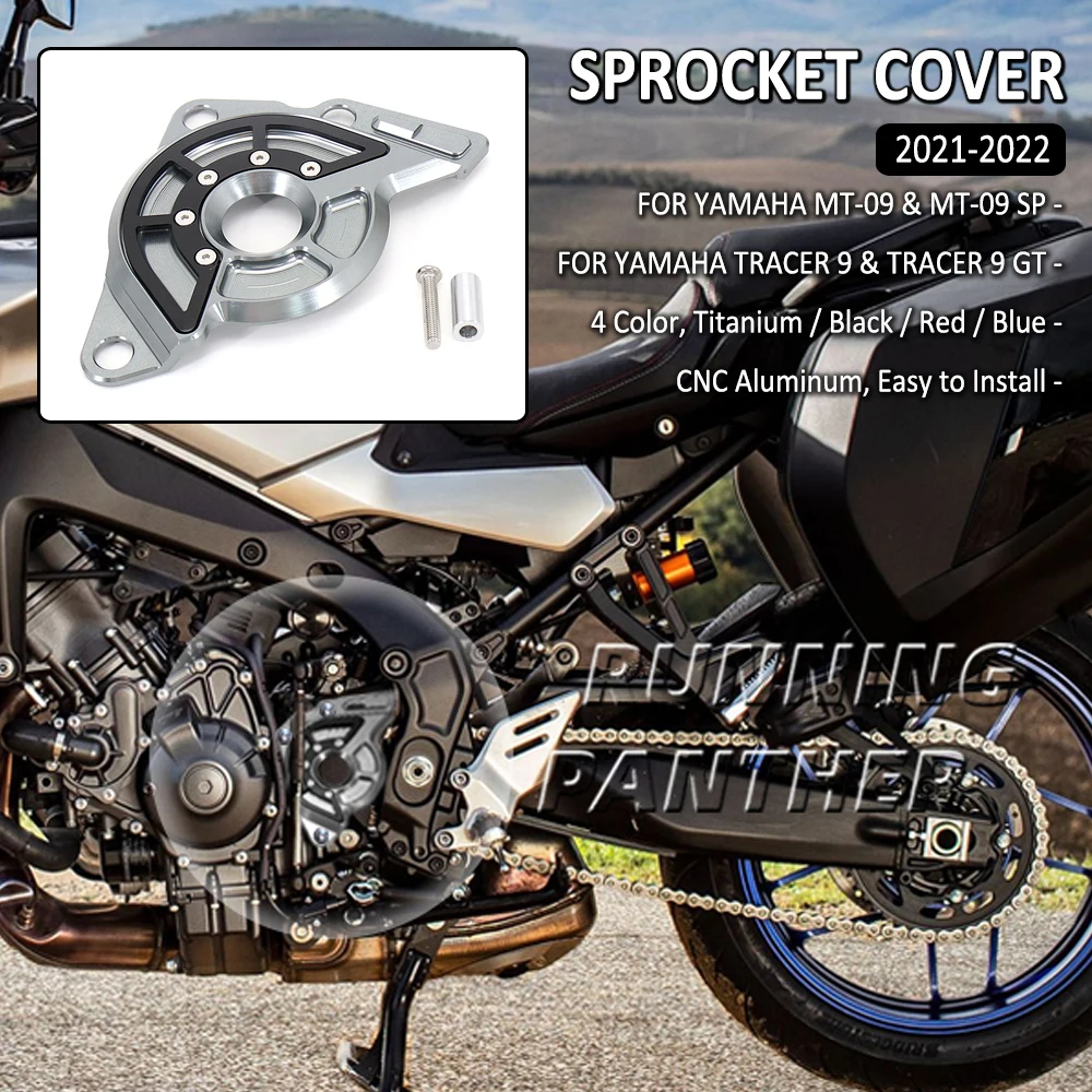 

2021 2022 Left Sprocket Cover Case Saver Protector Chain Guard For YAMAHA MT-09 MT 09 MT09 SP Tracer9 Tracer900 Tracer 9 900 GT