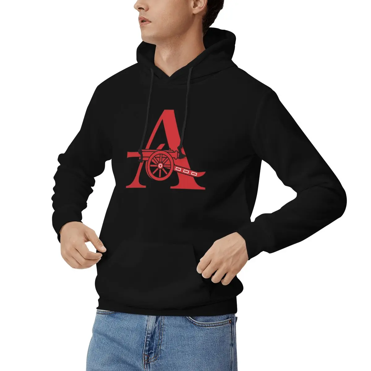 Arsenal-A And Cannon Hoodies Men Women Casual Pullover Sweatshirts Hip Hop Long Sleeve Streetwear Autumn Winter